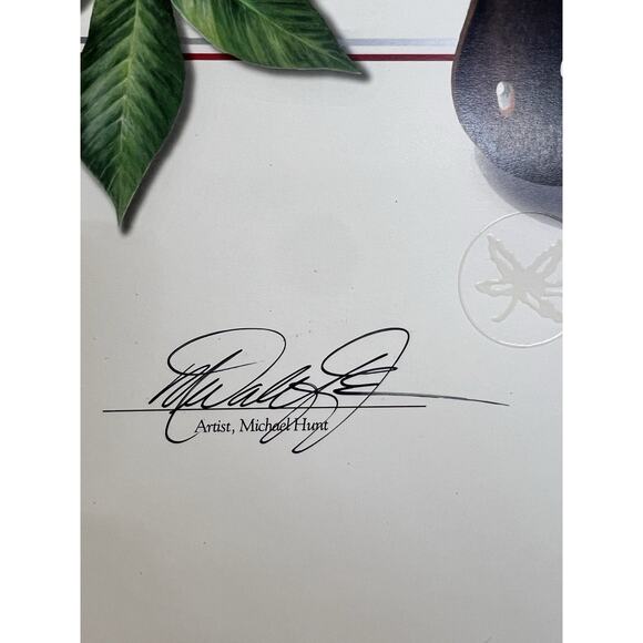 Archie Griffin Buckeye Football Ohio State Lithographed Signed M Hunt BR2428 - Picture 5 of 7